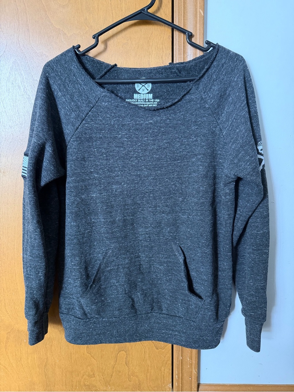 Red white blue apparel Gray Women's Crewneck Sweatshirt Sweater